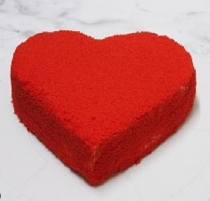 6-9 Kişilik Kırmızı Kalp Özel Yapım Pasta Şöleni pasta