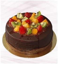 Hasbahçe Karışık Meyveli Yaş Pasta Küçük Boy Taze Üretim pasta