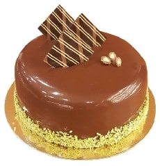 Lezzet Şöleni: 2-3 Kişilik Sade Çikolatalı Yaş Pasta pasta