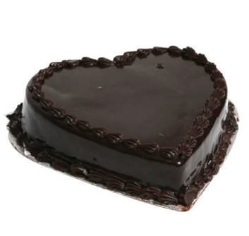 Şık Kutlama Lezzeti 6-9 Kişilik Çikolatalı Kalp Şeklinde Yaş Pasta pasta