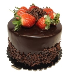 Yumuşacık Kekli Çikolatalı 2-3 Kişilik Pasta pasta